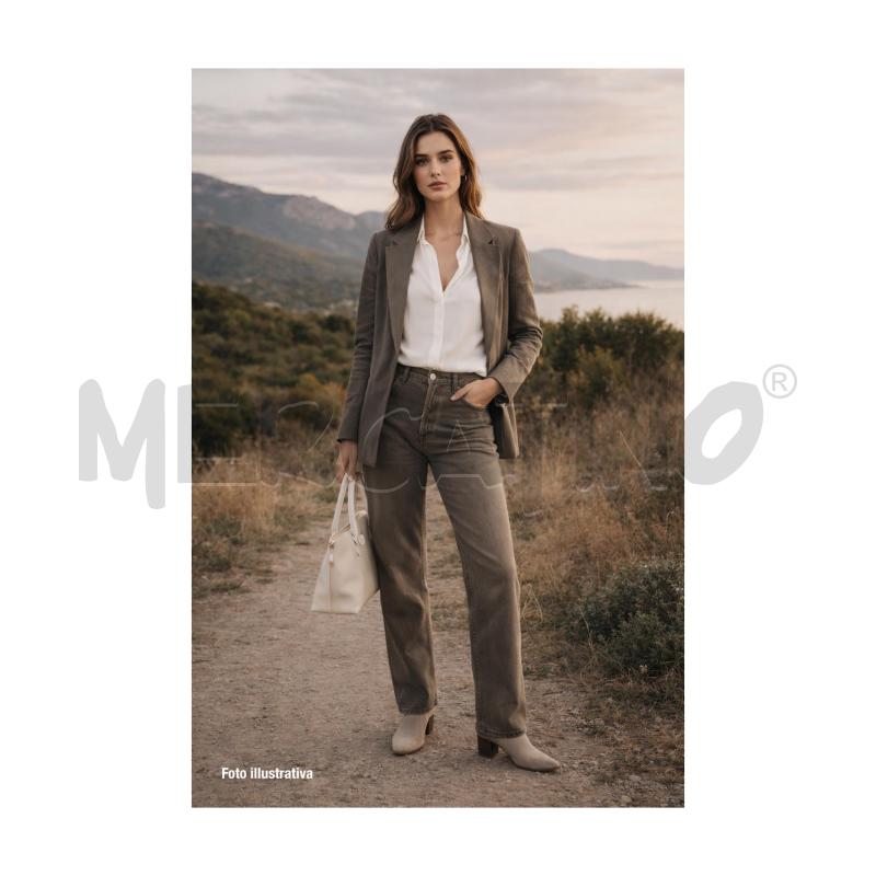 PANTALONE D LUISA SPAGNOLI 46 VERDE/GRIGIO | Mercatino dell'Usato Rovereto 5