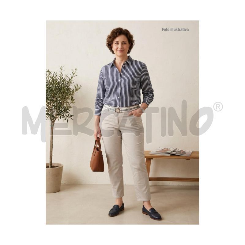 PANTALONE D MARELLA GRIGIO CON CINTURA 50 | Mercatino dell'Usato Rovereto 5
