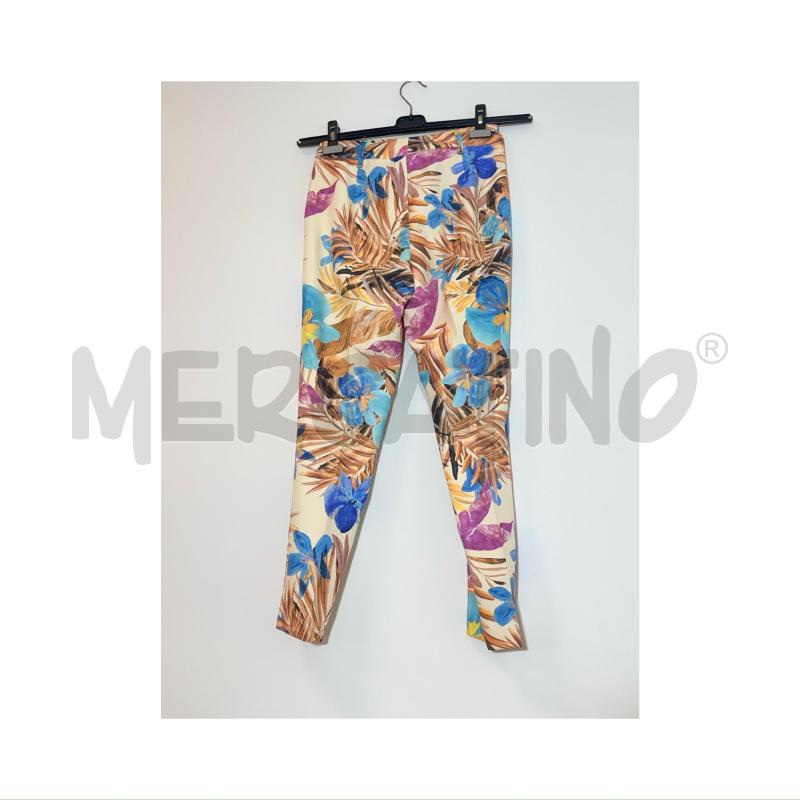 PANTALONE D MARKUP SABBIA FANTASIA FLOREALE | Mercatino dell'Usato Rovereto 3