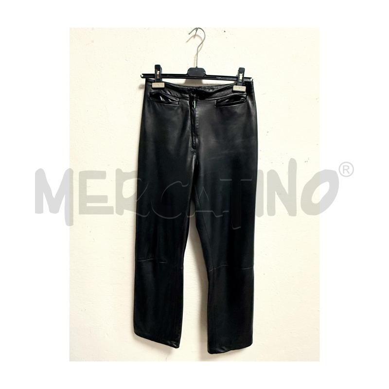 PANTALONE D VERA PELLE NERE  | Mercatino dell'Usato Rovereto 2