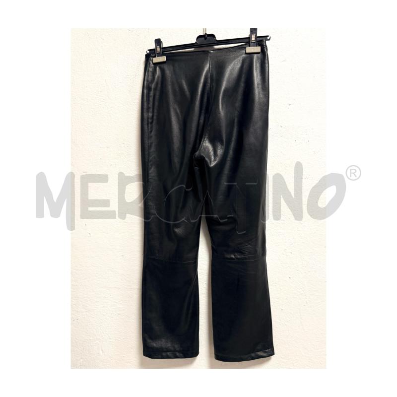 PANTALONE D VERA PELLE NERE  | Mercatino dell'Usato Rovereto 4