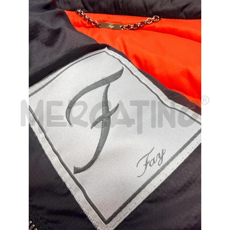 PIUMINO D FAY NERO CON FOLIE CROP | Mercatino dell'Usato Rovereto 4