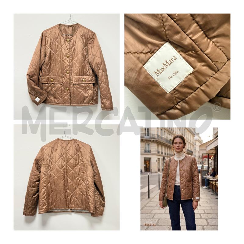 PIUMINO D LEGGERO MAX MARA THE CUBE MARRONE 42 | Mercatino dell'Usato Rovereto 1