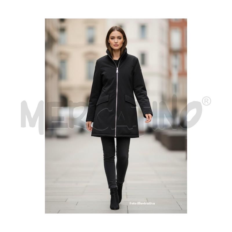 PIUMINO ECO D HARMONT&BLAINE NERO SVASATO CERNIERA ARGENTO  | Mercatino dell'Usato Rovereto 5