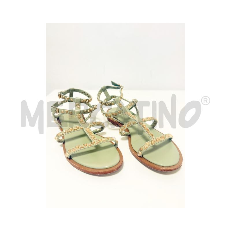 SANDALI D ASH VERDI BORCHIE ORO 38 | Mercatino dell'Usato Rovereto 2
