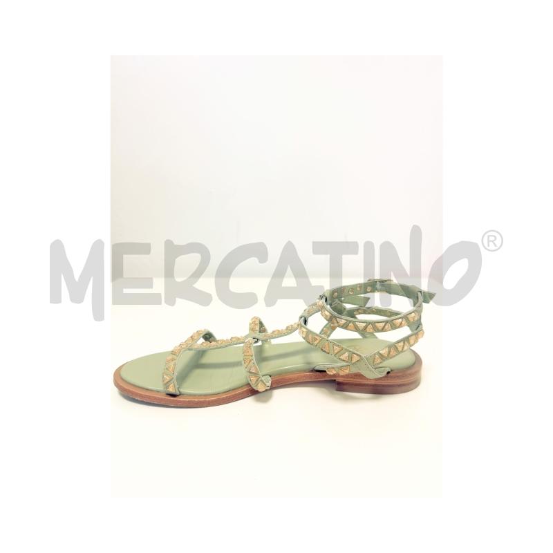 SANDALI D ASH VERDI BORCHIE ORO 38 | Mercatino dell'Usato Rovereto 5