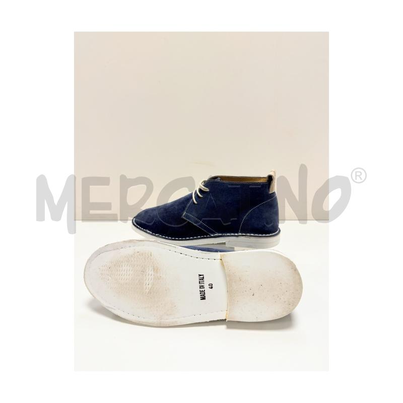 SCARPE CAFFE NOIRE BLU SCAMOSCIATE STRINGATE 40 | Mercatino dell'Usato Rovereto 5