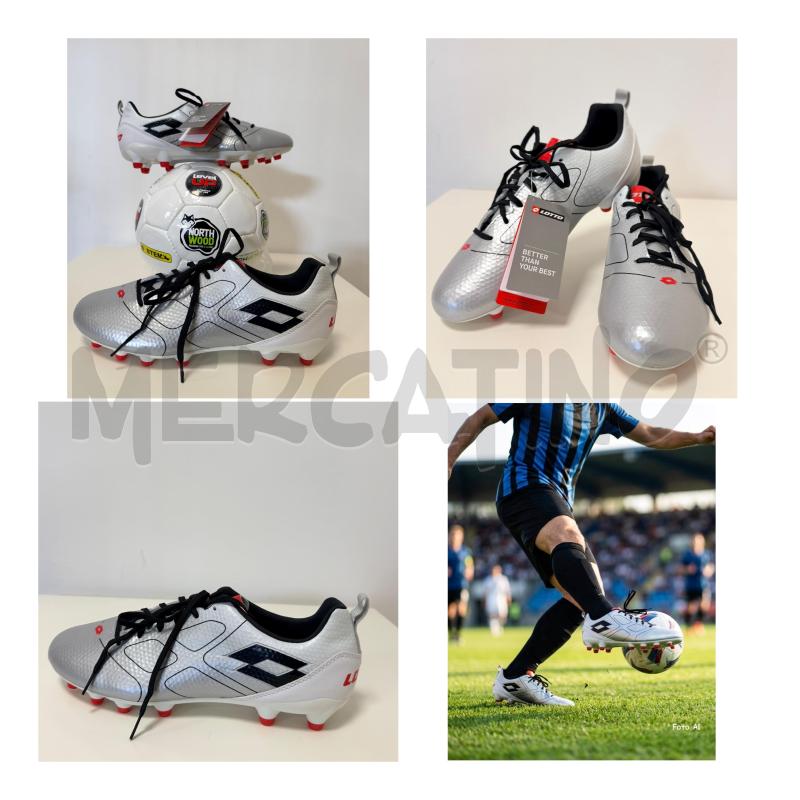 SCARPE CALCIO LOTTO MAESTRO 700 FG ARGENTO NUMERO 42 | Mercatino dell'Usato Rovereto 1