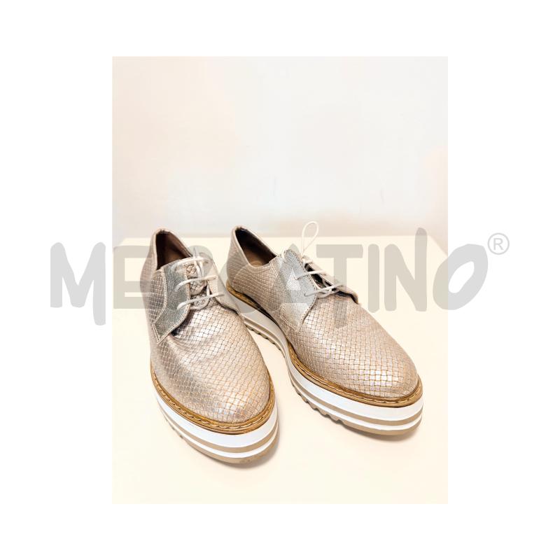 SCARPE D STRINGATE 40CARMENS DORATE ZEPPA VERA PELLE 40 | Mercatino dell'Usato Rovereto 2