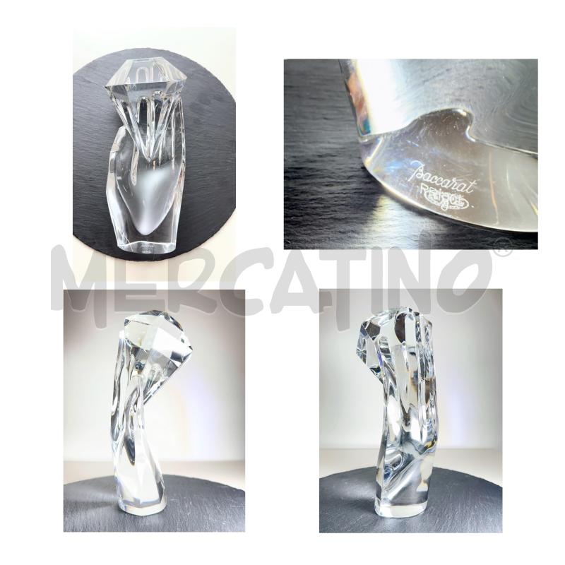 SCULTURA CRISTALLO BACCARAT HAND OF RIGOT  | Mercatino dell'Usato Rovereto 1