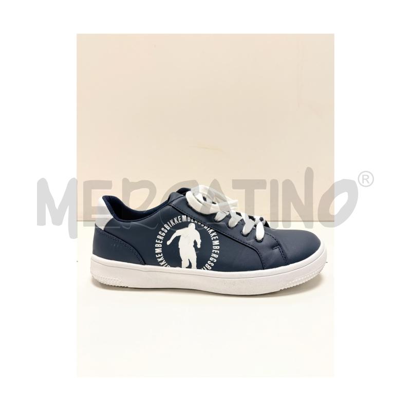 SNEAKERS BIKKEMBERGS BLU NOTTE CON STAMPA BIANCA 39 | Mercatino dell'Usato Rovereto 3