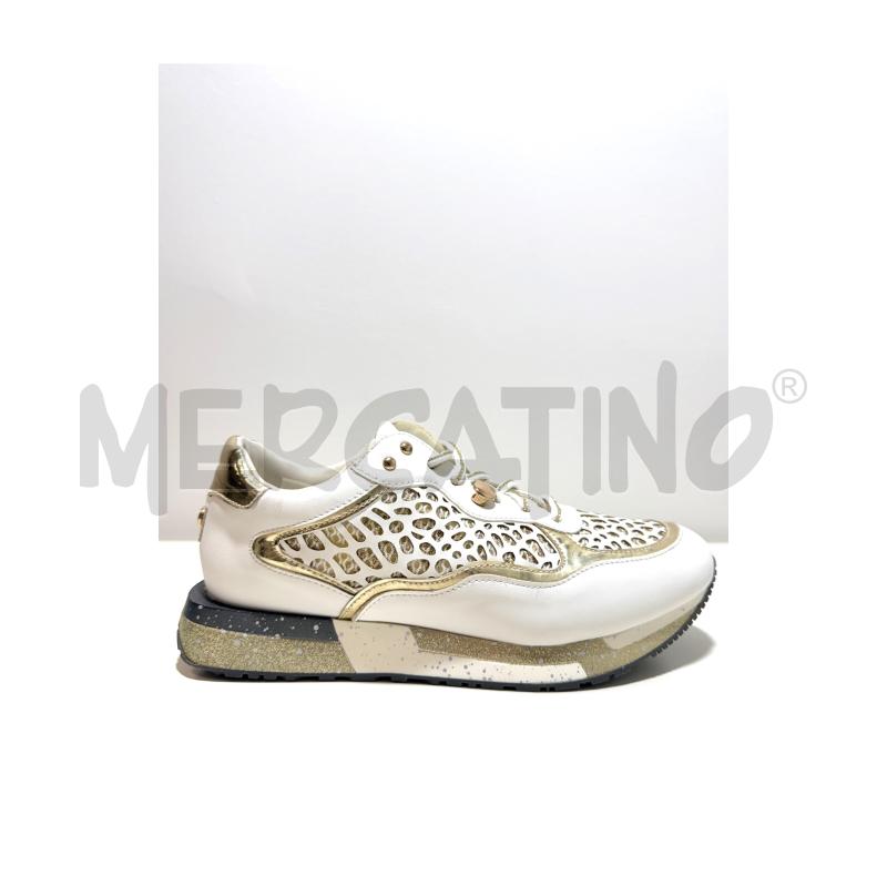 SNEAKERS D CAFE NOIRE BIANCHE/ORO 37 | Mercatino dell'Usato Rovereto 3