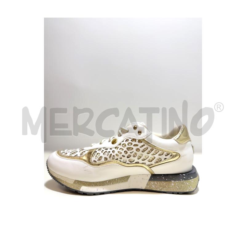 SNEAKERS D CAFE NOIRE BIANCHE/ORO 37 | Mercatino dell'Usato Rovereto 4