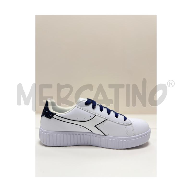 SNEAKERS D DIADORA BIA/BLU CON STRASS NUOVE | Mercatino dell'Usato Rovereto 5