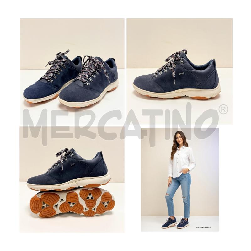 SNEAKERS D GEOX BLU SCAMOSCIATE 39  | Mercatino dell'Usato Rovereto 1
