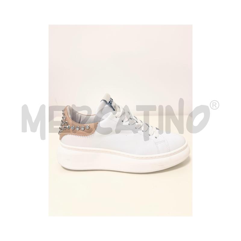 SNEAKERS D MELINE' BIANCHE CON ZIRCONI DIETRO NUMERO 38 | Mercatino dell'Usato Rovereto 3
