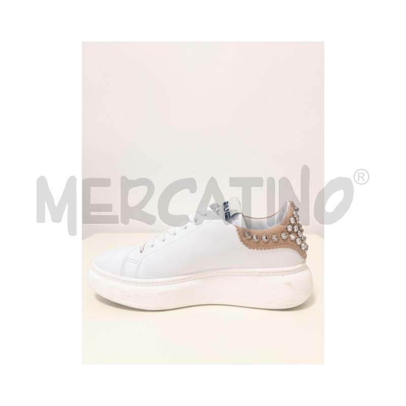 SNEAKERS D MELINE' BIANCHE CON ZIRCONI DIETRO NUMERO 38 | Mercatino dell'Usato Rovereto 4