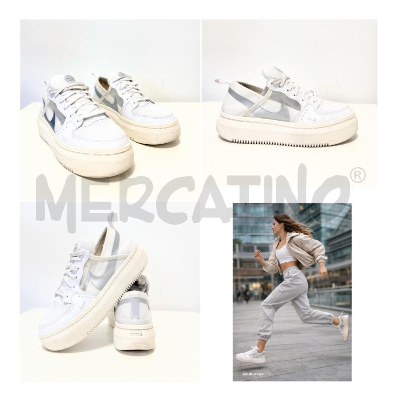 SNEAKERS D NIKE COURT BIANCHE 38 ZEPPA | Mercatino dell'Usato Rovereto 1