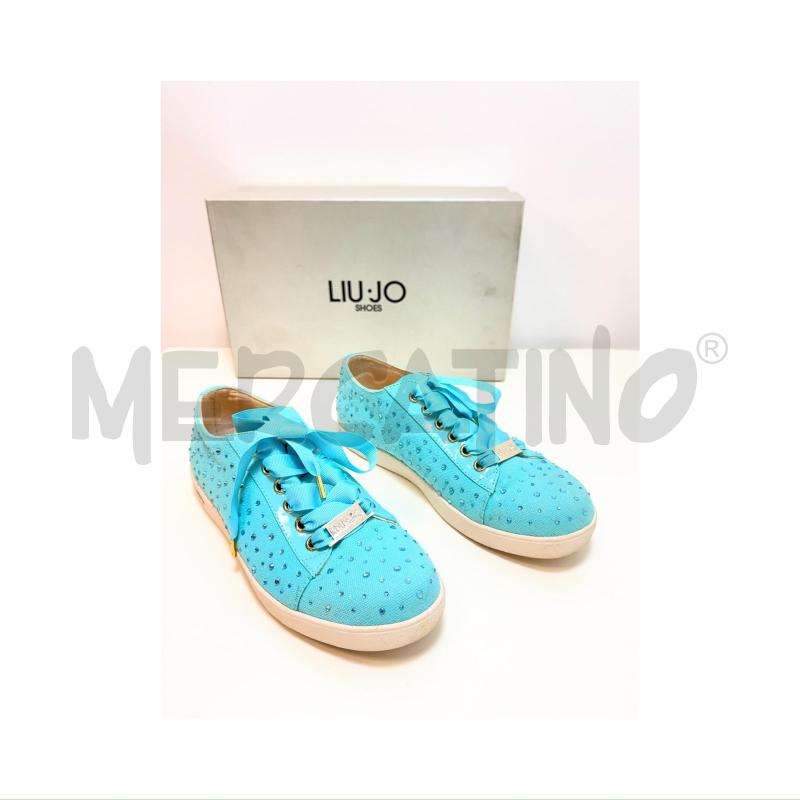 SNEAKERS LIU JO AZZURRE CON PIETRE AZZURRE NUMERO 35 | Mercatino dell'Usato Rovereto 2
