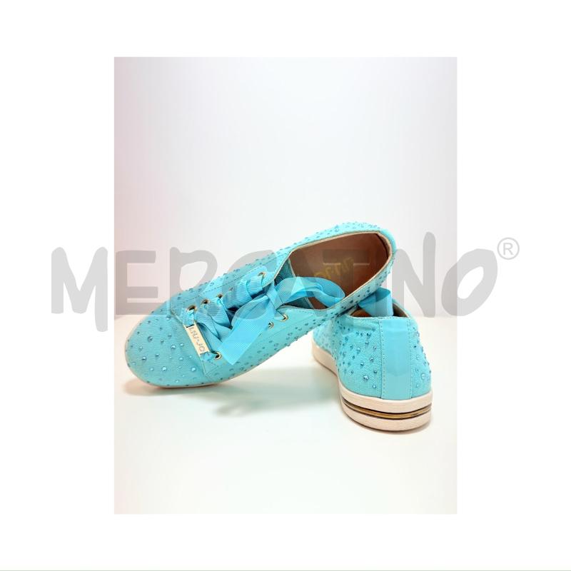 SNEAKERS LIU JO AZZURRE CON PIETRE AZZURRE NUMERO 35 | Mercatino dell'Usato Rovereto 4