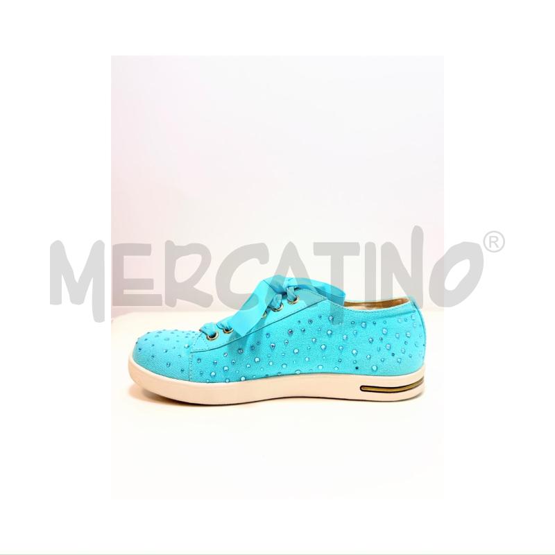 SNEAKERS LIU JO AZZURRE CON PIETRE AZZURRE NUMERO 35 | Mercatino dell'Usato Rovereto 5