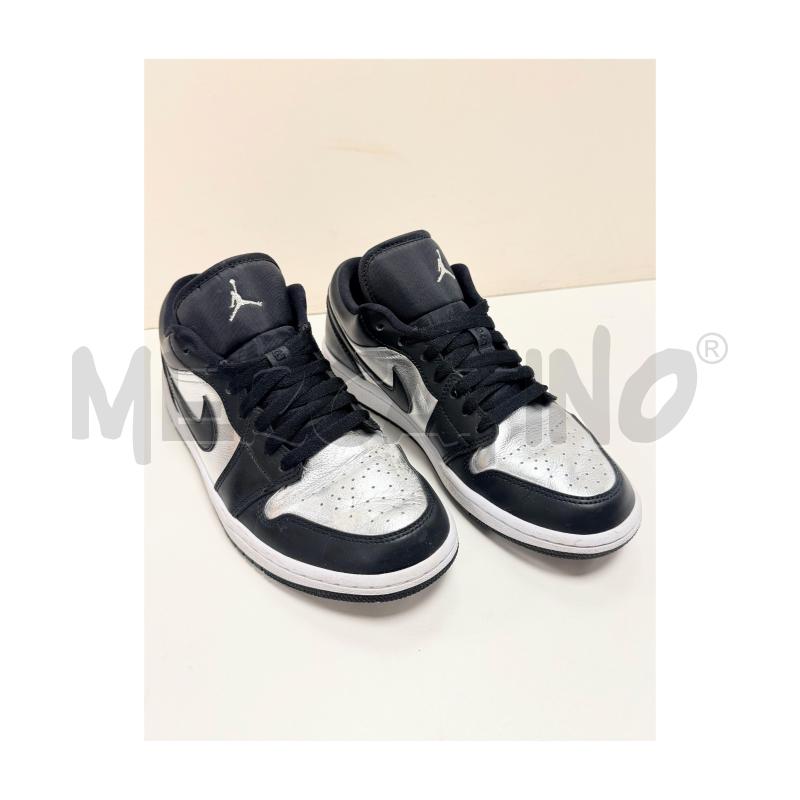 SNEAKERS NIKE AIR JORDAN 1 LOW SE BLACK METALLIC SILVER | Mercatino dell'Usato Rovereto 2