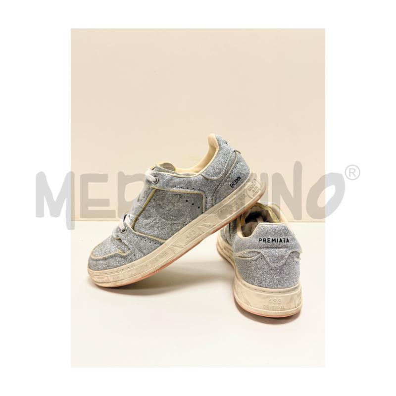SNEAKERS PREMIATA QUEEN GLIETTER ARGENTO NUMERO 38 | Mercatino dell'Usato Rovereto 4