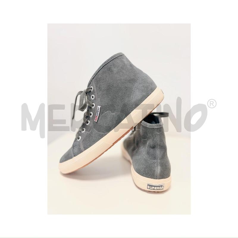 SNEAKERS SUPERGA 40 GRIGIE PELLE  | Mercatino dell'Usato Rovereto 3