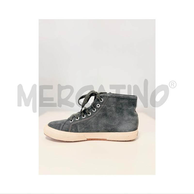 SNEAKERS SUPERGA 40 GRIGIE PELLE  | Mercatino dell'Usato Rovereto 4