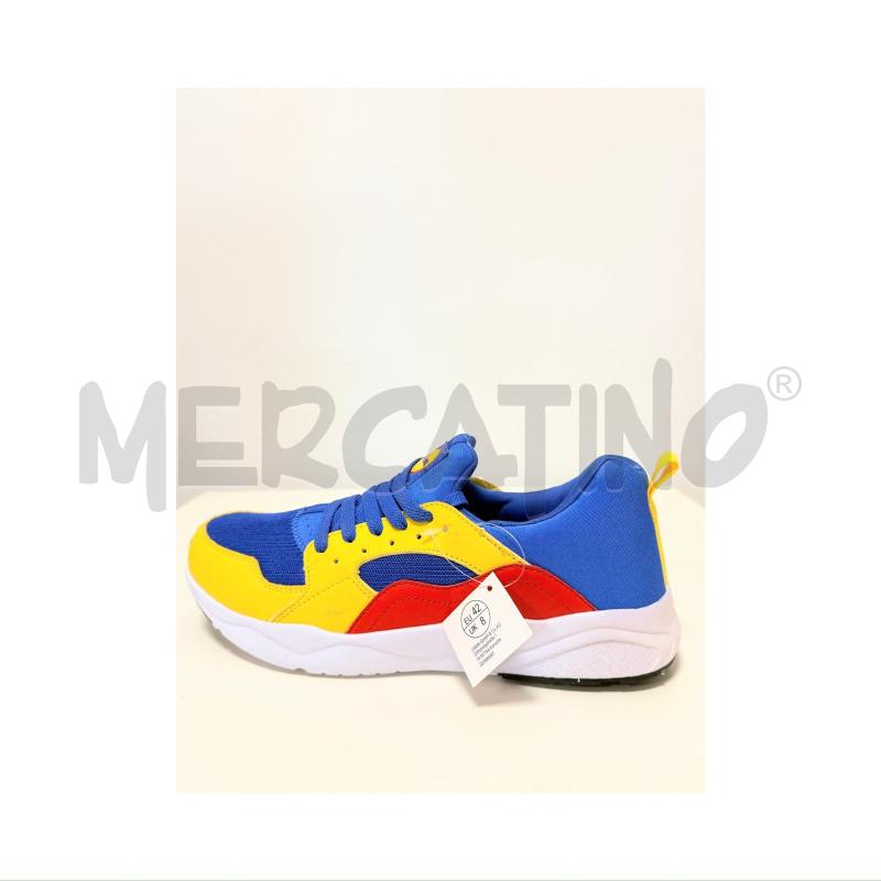 SNEAKERS U LIDL GIALLE/BLU/ROSSE 42 NUOVE | Mercatino dell'Usato Rovereto 2