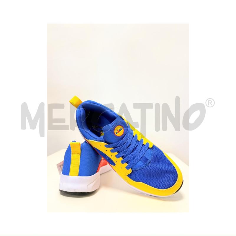 SNEAKERS U LIDL GIALLE/BLU/ROSSE 42 NUOVE | Mercatino dell'Usato Rovereto 3