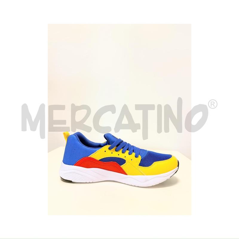 SNEAKERS U LIDL GIALLE/BLU/ROSSE 42 NUOVE | Mercatino dell'Usato Rovereto 4