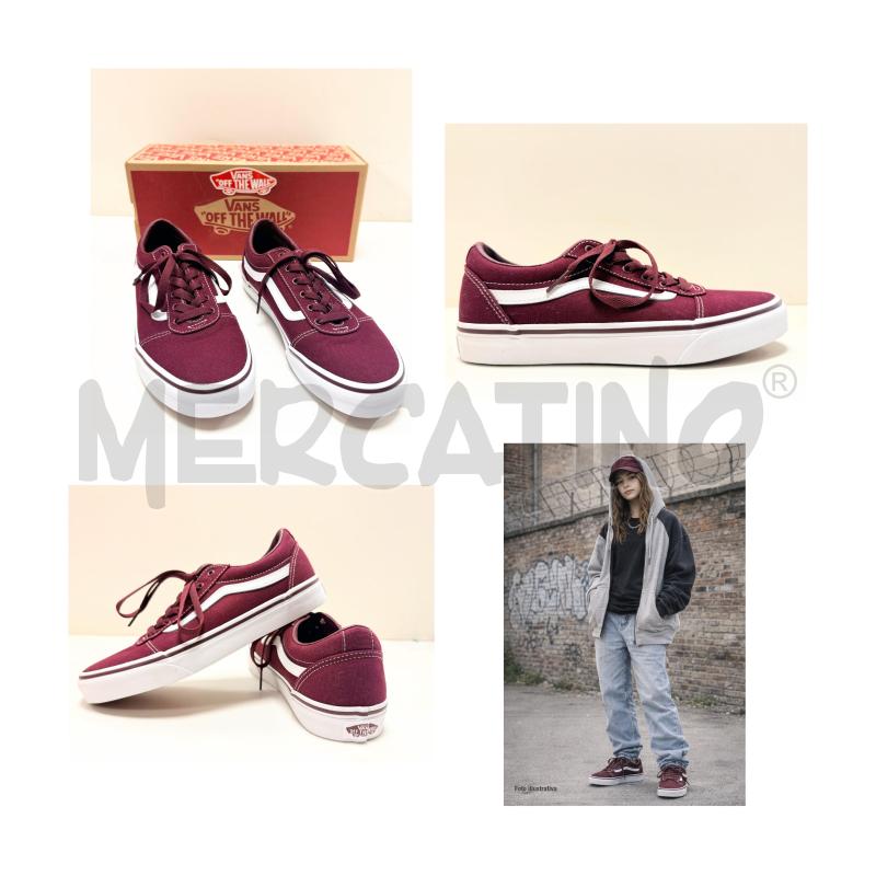 SNEAKERS VANS BORDEAUX 37  | Mercatino dell'Usato Rovereto 1