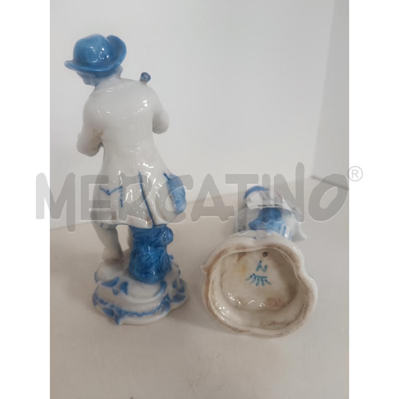 STATUINA CAPODIMONTE AZZURRA BIANCA | Mercatino dell'Usato Rovereto 2