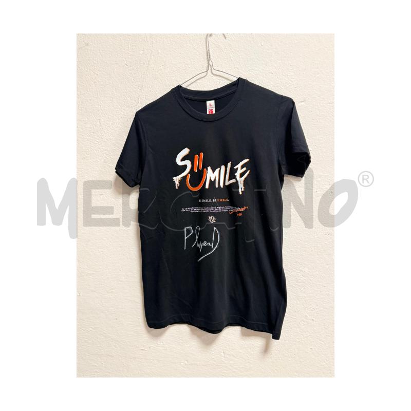 T SHIRT NERA PLAYERD NERA SII UMILE | Mercatino dell'Usato Rovereto 2