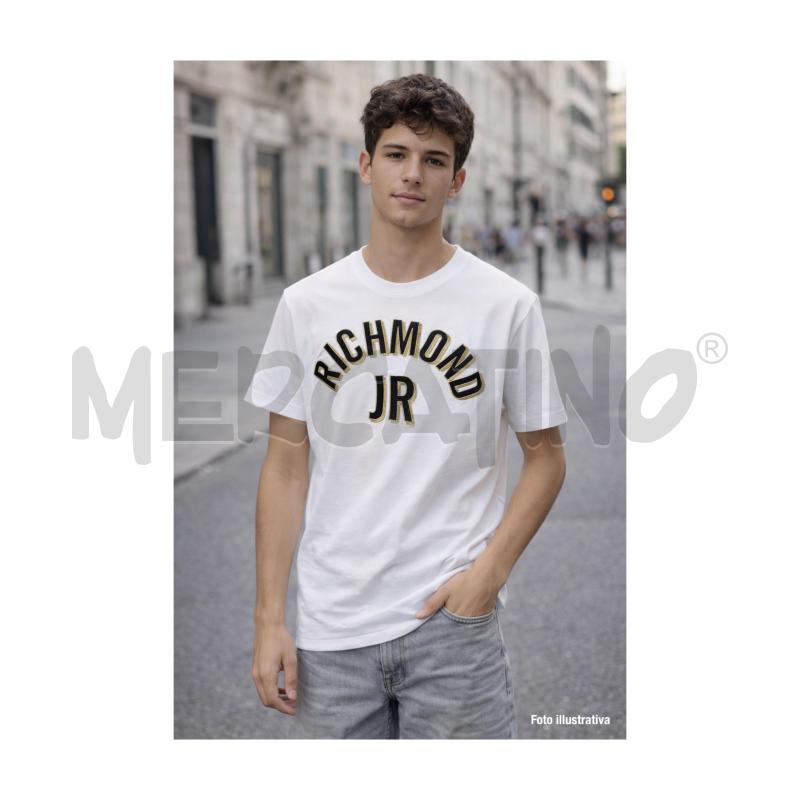 T SHIRT U RICHMOND BIANCA CON RICAMO NERO/ORO | Mercatino dell'Usato Rovereto 5