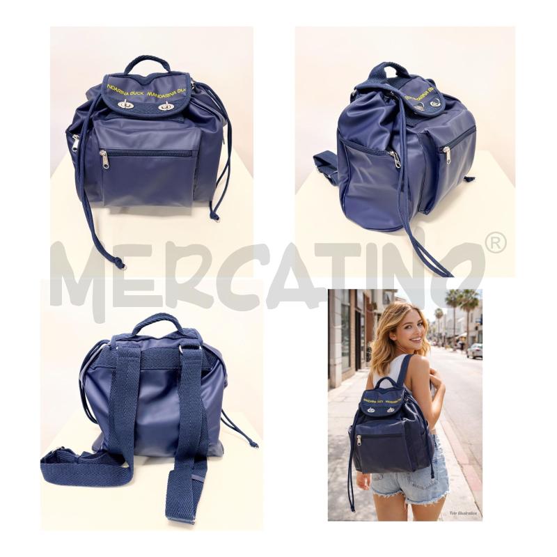 ZAINO D MANDARINA DUCK BLU NOTTE | Mercatino dell'Usato Rovereto 1
