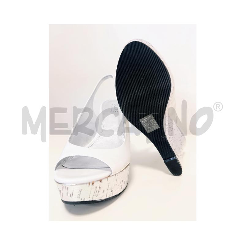ZEPPA GUESS BIANCA/ARGENTO NUOVA NUMERO 38 | Mercatino dell'Usato Rovereto 5