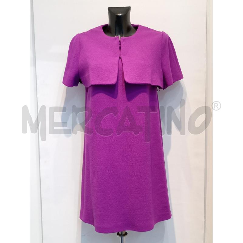 ABITO DONNA MOSCHINO BOUTIQUE VIOLA PIU COPRI SPALLA | Mercatino dell'Usato Moncalieri bengasi 1