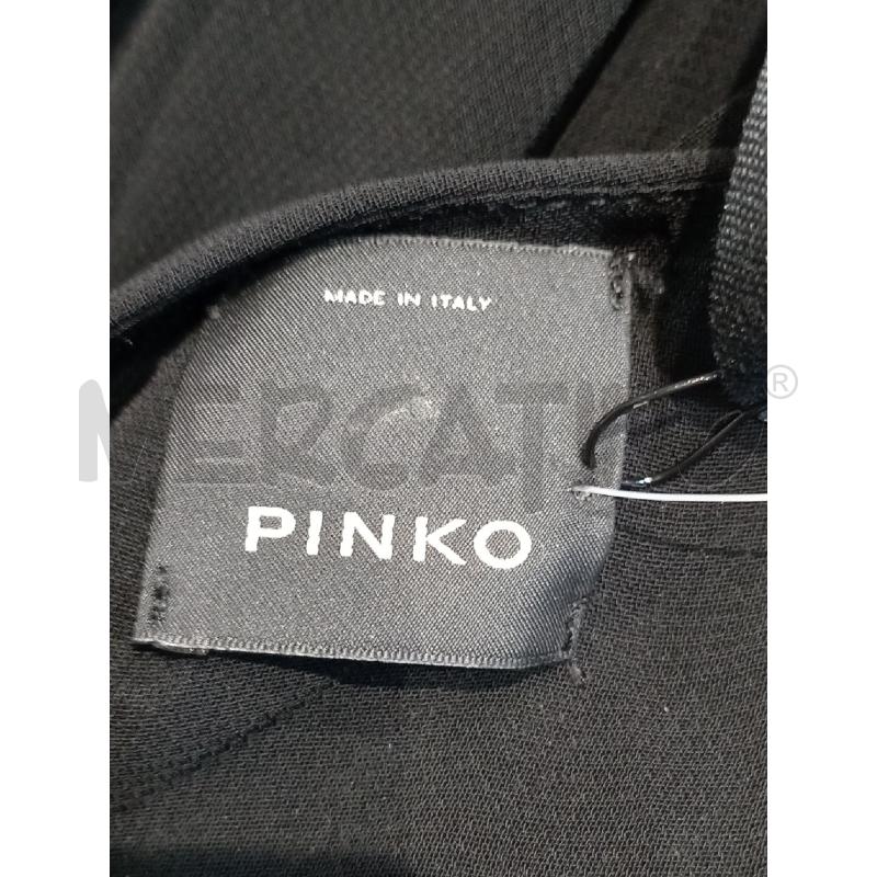 ABITO DONNA PINKO NERO SPALLE STRASS E PERLINE DORATE | Mercatino dell'Usato Moncalieri bengasi 5