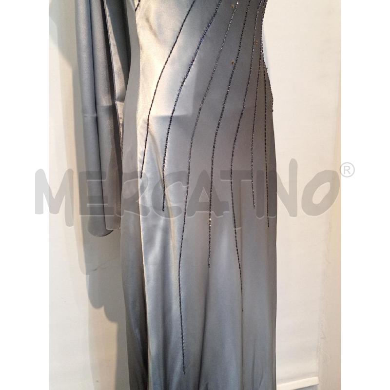 ABITO DONNA VOGUE SPOSA GRIGIO LUNGO CON STOLA SETA | Mercatino dell'Usato Moncalieri bengasi 4