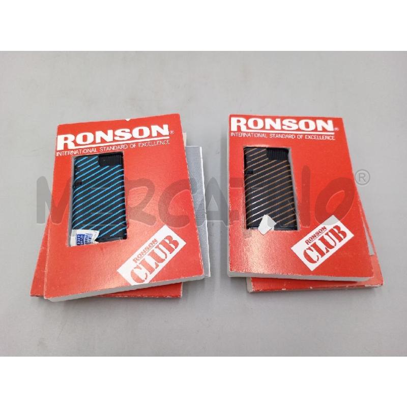 ACCENDINO COLLEZIONE RONSON 2PZ  | Mercatino dell'Usato Moncalieri bengasi 1