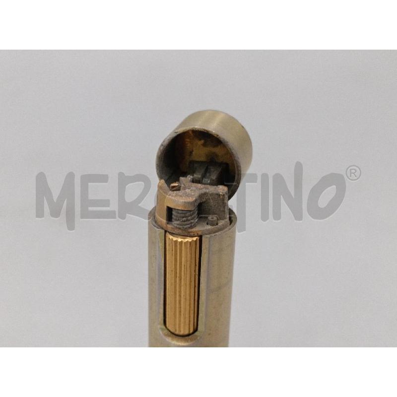 ACCENDINO DA COLLEZIONE MARUMAN DORATO FORMA CILINDRICA  | Mercatino dell'Usato Moncalieri bengasi 4