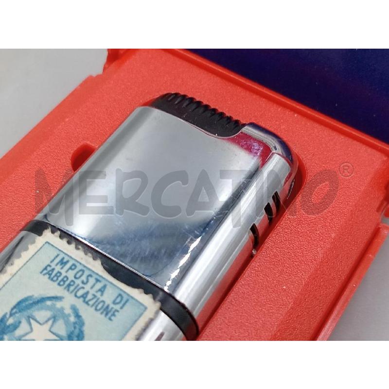 ACCENDINO DA COLLEZIONE SAFFA 5 CROMATO C/SCATOLA ROSSA | Mercatino dell'Usato Moncalieri bengasi 5