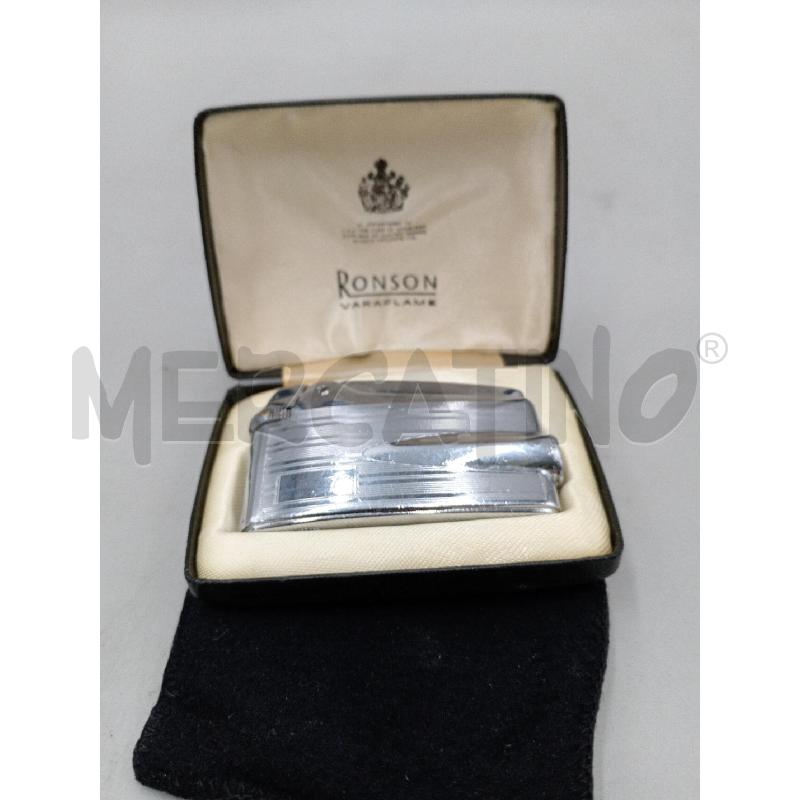 ACCENDINO RONSON DA COLLEZIONE C/SCATOLA | Mercatino dell'Usato Moncalieri bengasi 1