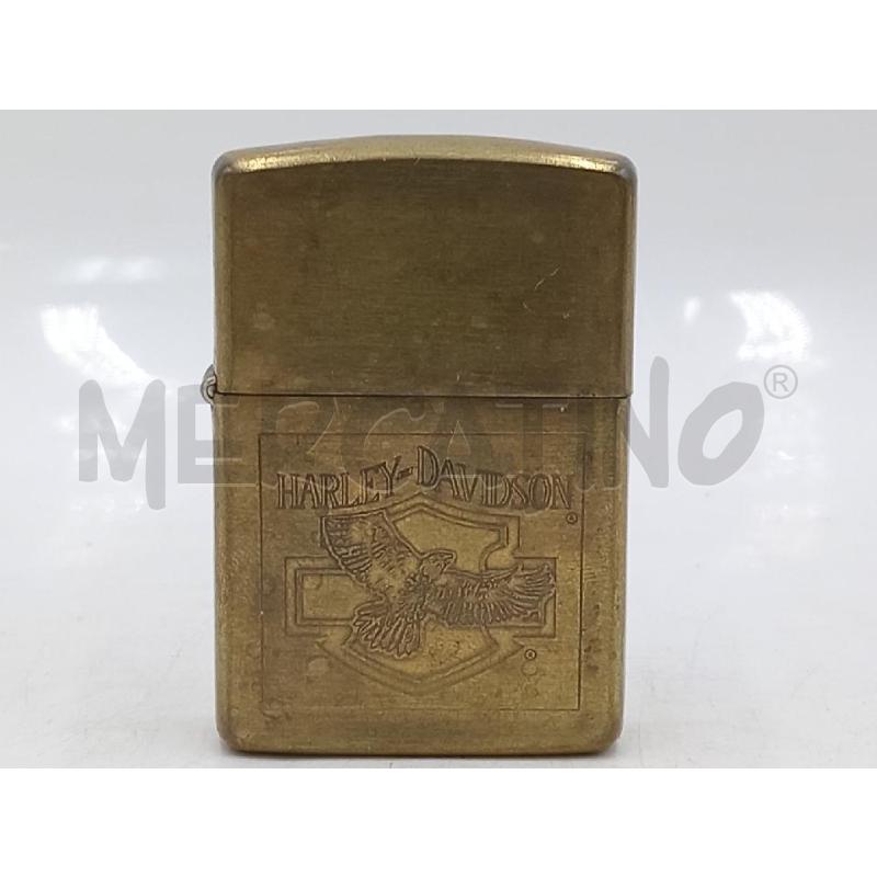 ACCENDINO ZIPPO RARO HARLEY DAVIDSON DORATO 1991 | Mercatino dell'Usato Moncalieri bengasi 1