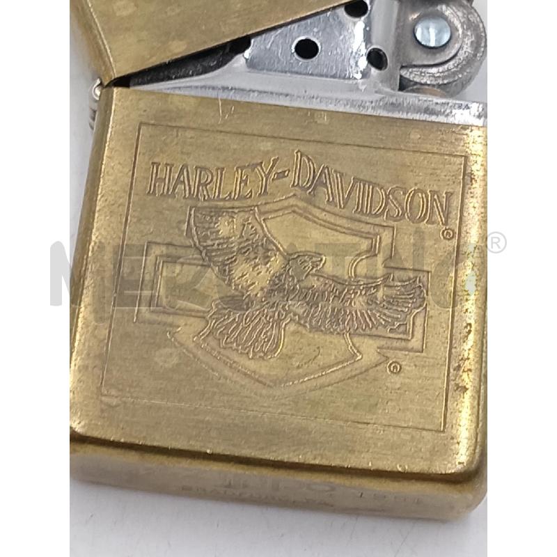 ACCENDINO ZIPPO RARO HARLEY DAVIDSON DORATO 1991 | Mercatino dell'Usato Moncalieri bengasi 3