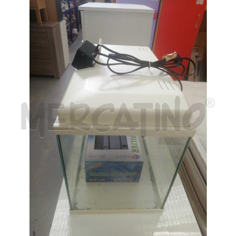 ACQUARIO 50 LT C/FILTRO OMAGGIO C/LUCE | Mercatino dell'Usato Moncalieri bengasi 2