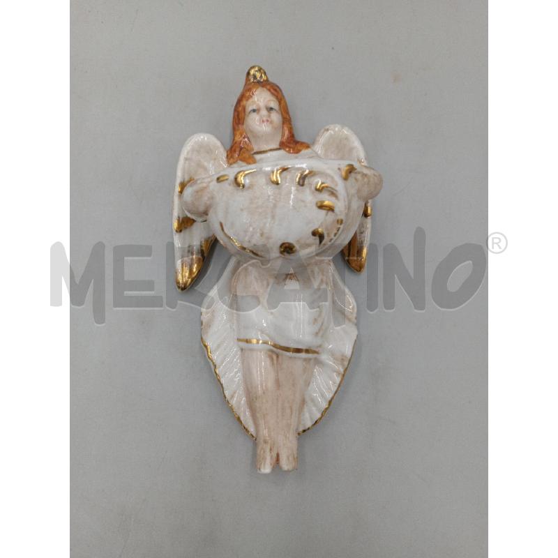 ACQUASANTIERA ANGELO CON CAPELLI ARANCIONI STELLA | Mercatino dell'Usato Moncalieri bengasi 1