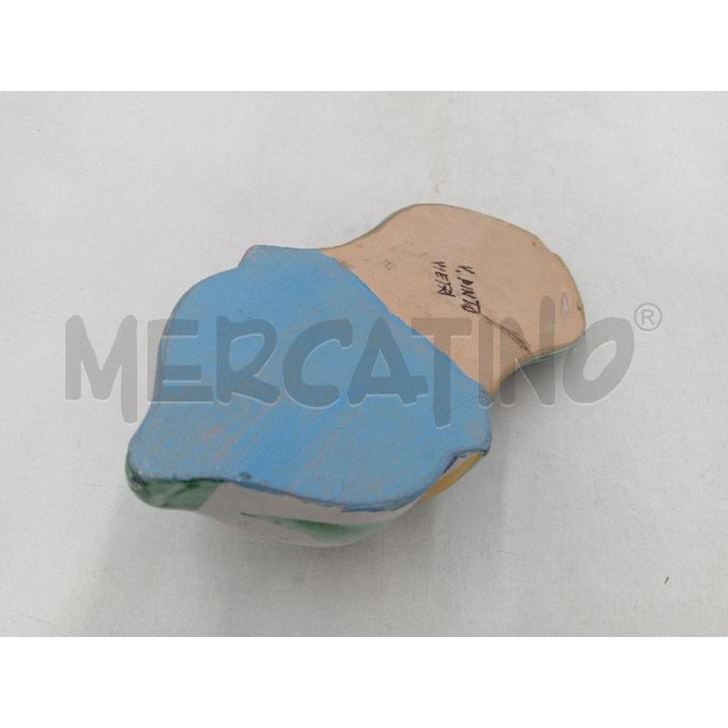 ACQUASANTIERA CERAMICA VERDE DIPINTO UOMO CON MANICO  C.PINTO VIETRI | Mercatino dell'Usato Moncalieri bengasi 5